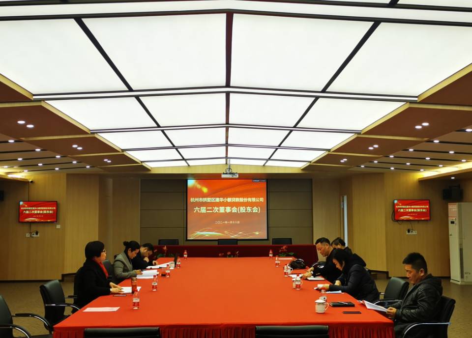 建華小貸六屆二次董事會(huì)暨2020年年度股東大會(huì)圓滿召開