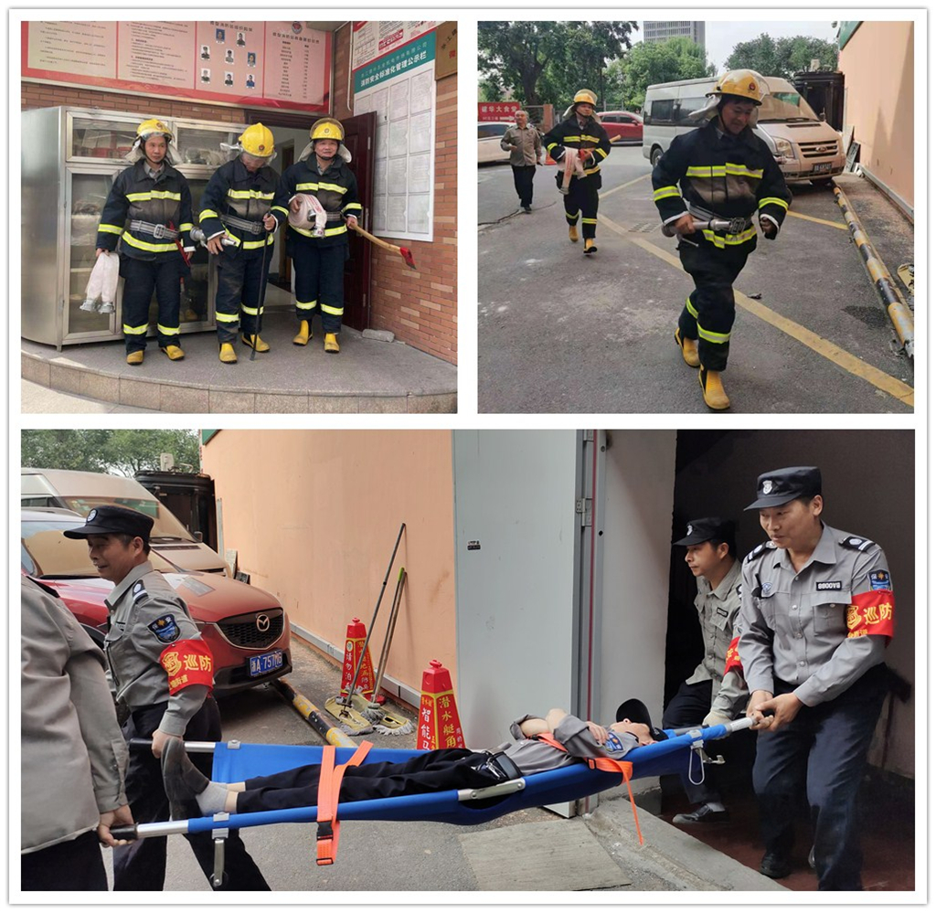 建華市場開展安全疏散逃生、滅火演練